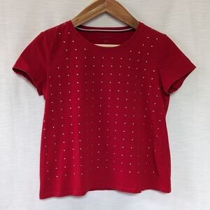 Vintage Y2K Tommy‎ Hilfiger Gold Star Shirt